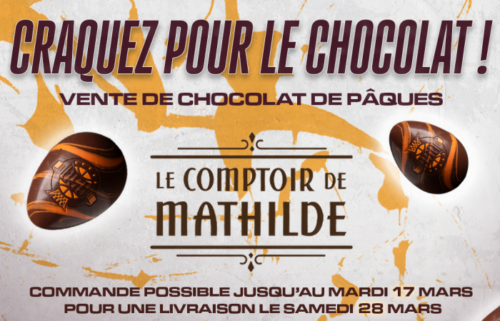 Vente de chocolats de Pâques